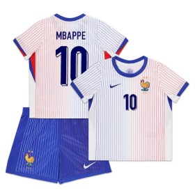 Frankrijk Mbappé 10 Uittenue EK 2024 - Kids